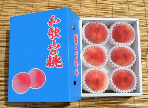 紀州白桃(2kg箱 6〜8個入り)　(完売)